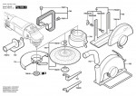 Bosch 0 601 753 973 Gws 23-180 Js Angle Grinder 230 V / Eu Spare Parts